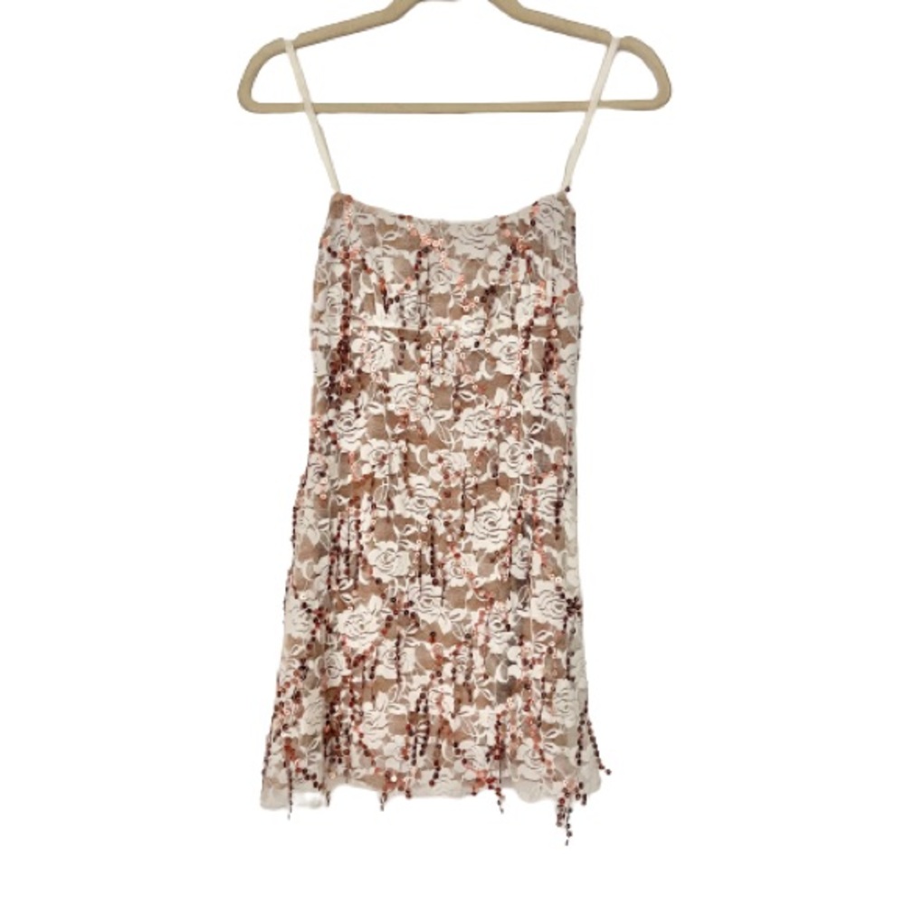 MAJORELLE Lace Sequin Dress